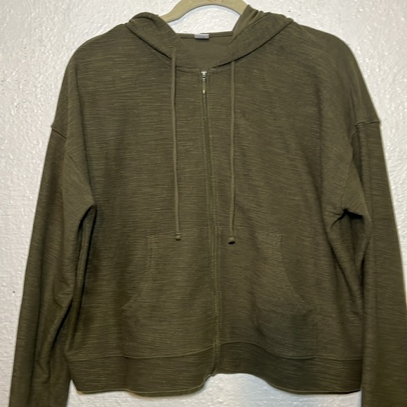 Old Navy lightweight, alpine, tundra, hooded, zip up sweater size medium - Picture 2 of 8